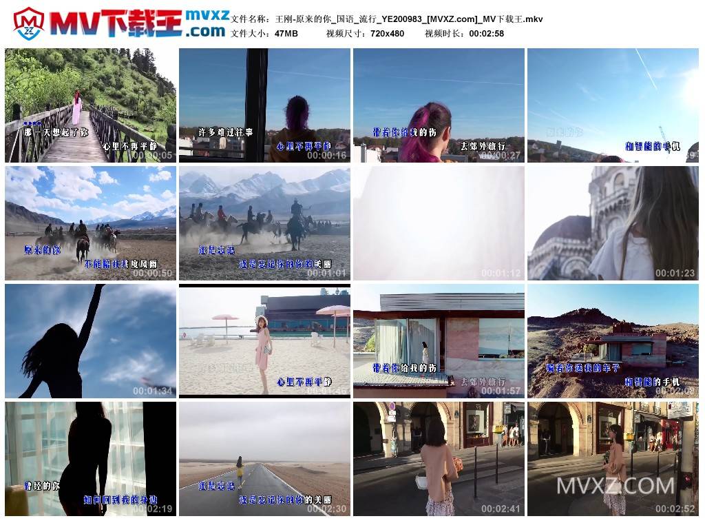 王刚-原来的你_国语_流行_YE200983